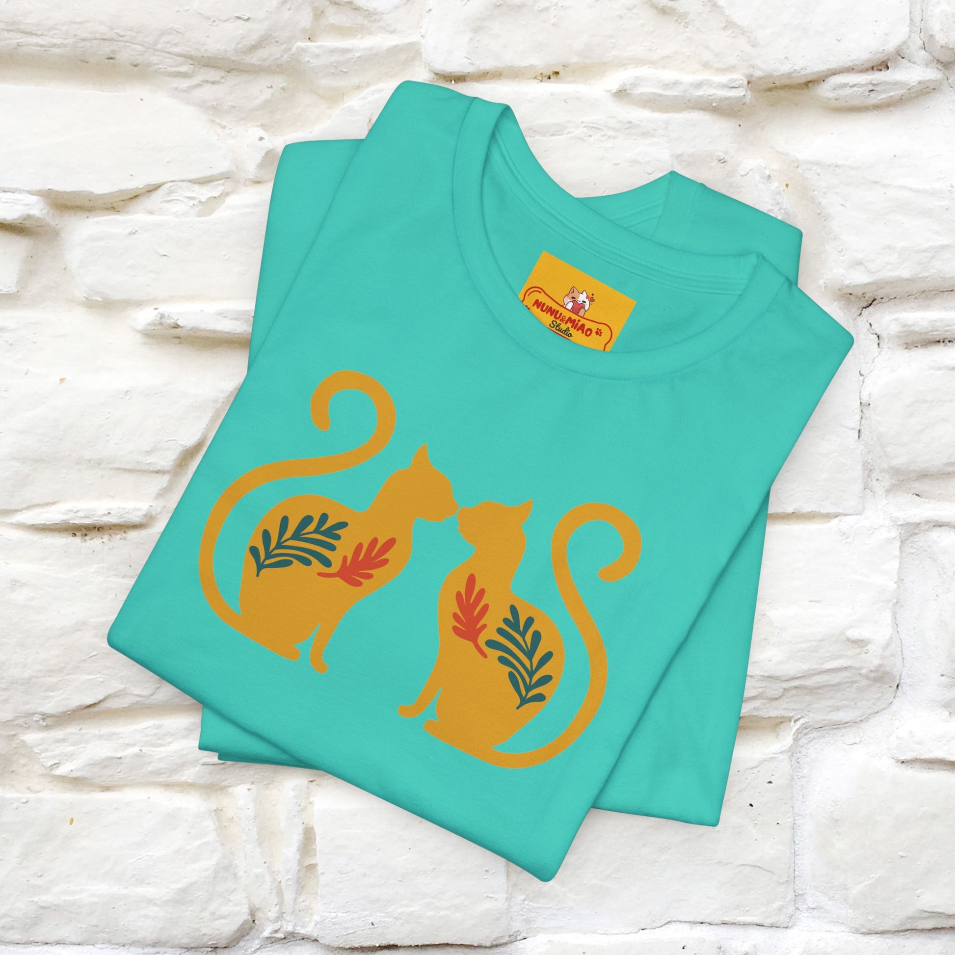 ''Power'' | Cat T-Shirt Front and Back Design | Nunu&Miao Studio - Nunu&Miao Studio