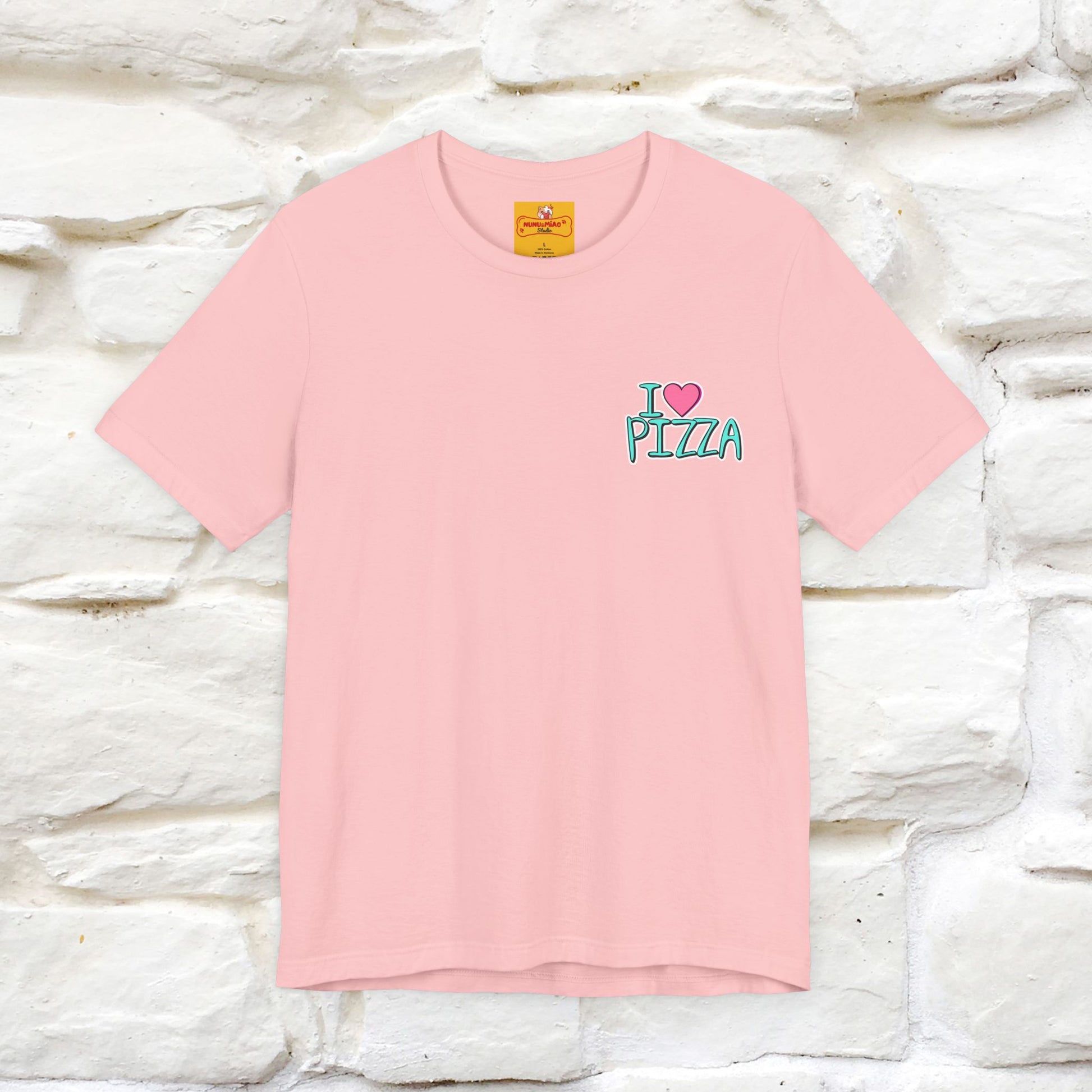 "I Love Pizza"| Cat T-shirt | Nunu&Miao Studio - Nunu&Miao Studio