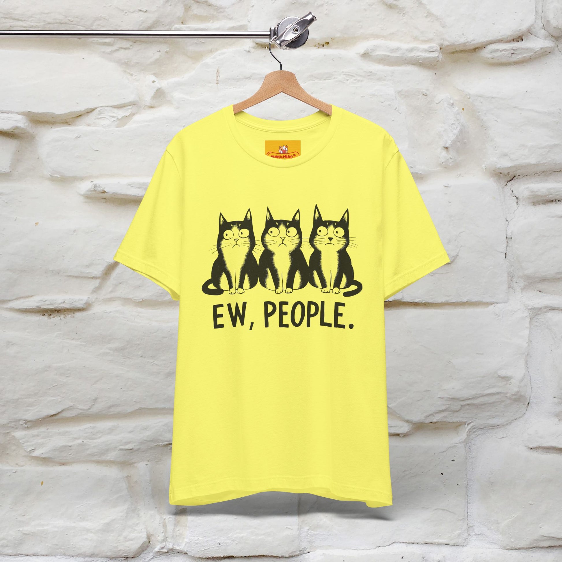 Ew, People | Funny Cat T-Shirt | Nunu&Miao Studio - Nunu&Miao Studio