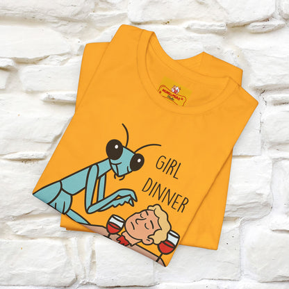 "Girl Dinner" Funny T-shirt |Nunu&Miao Studio - Nunu&Miao Studio