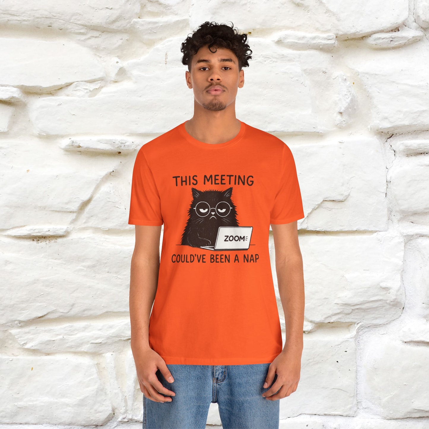 "This Meeting Could've Been a Nap" | Sarcastic Cat T-Shirt | Nunu&Miao Studio - Nunu&Miao Studio
