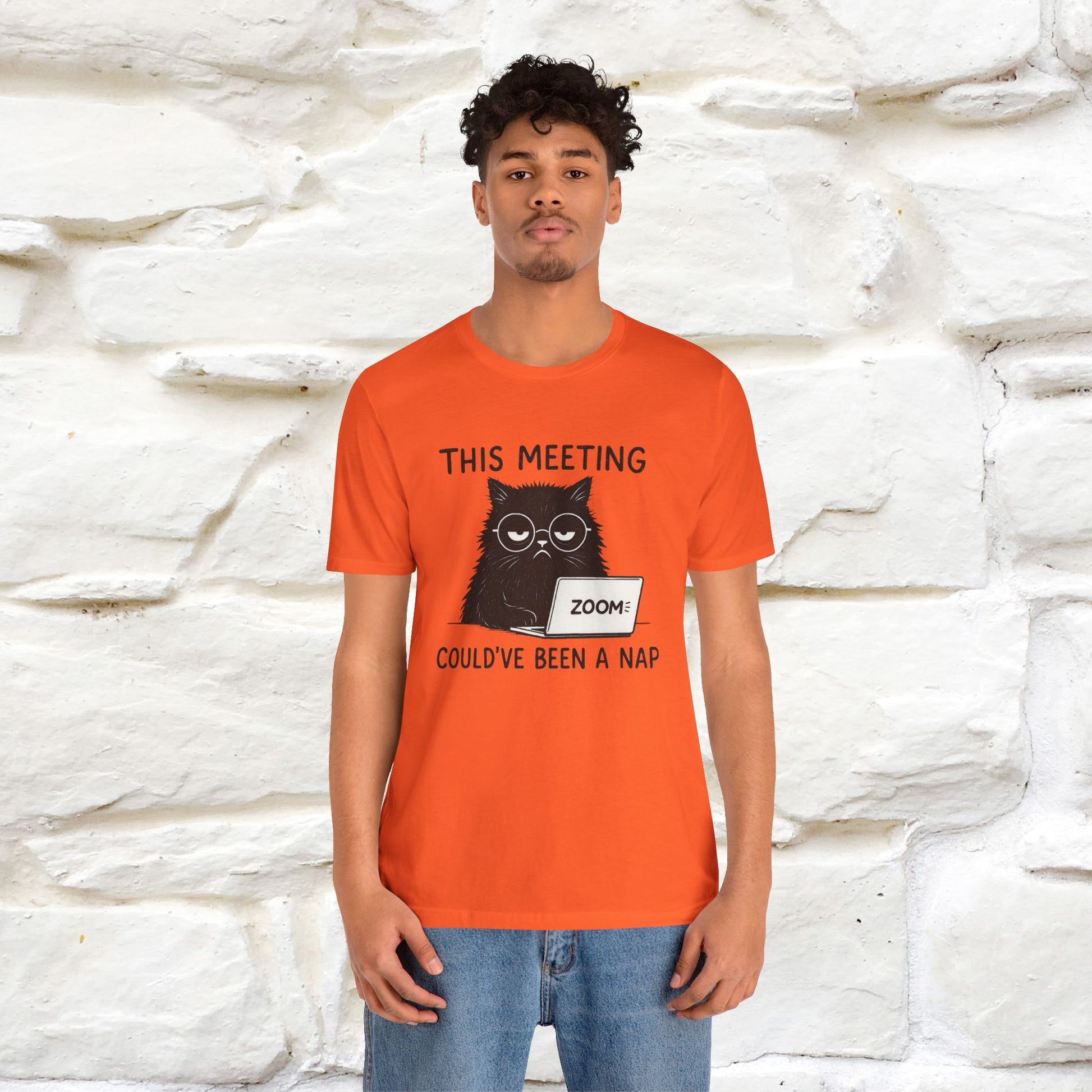 "This Meeting Could've Been a Nap" | Sarcastic Cat T-Shirt | Nunu&Miao Studio - Nunu&Miao Studio