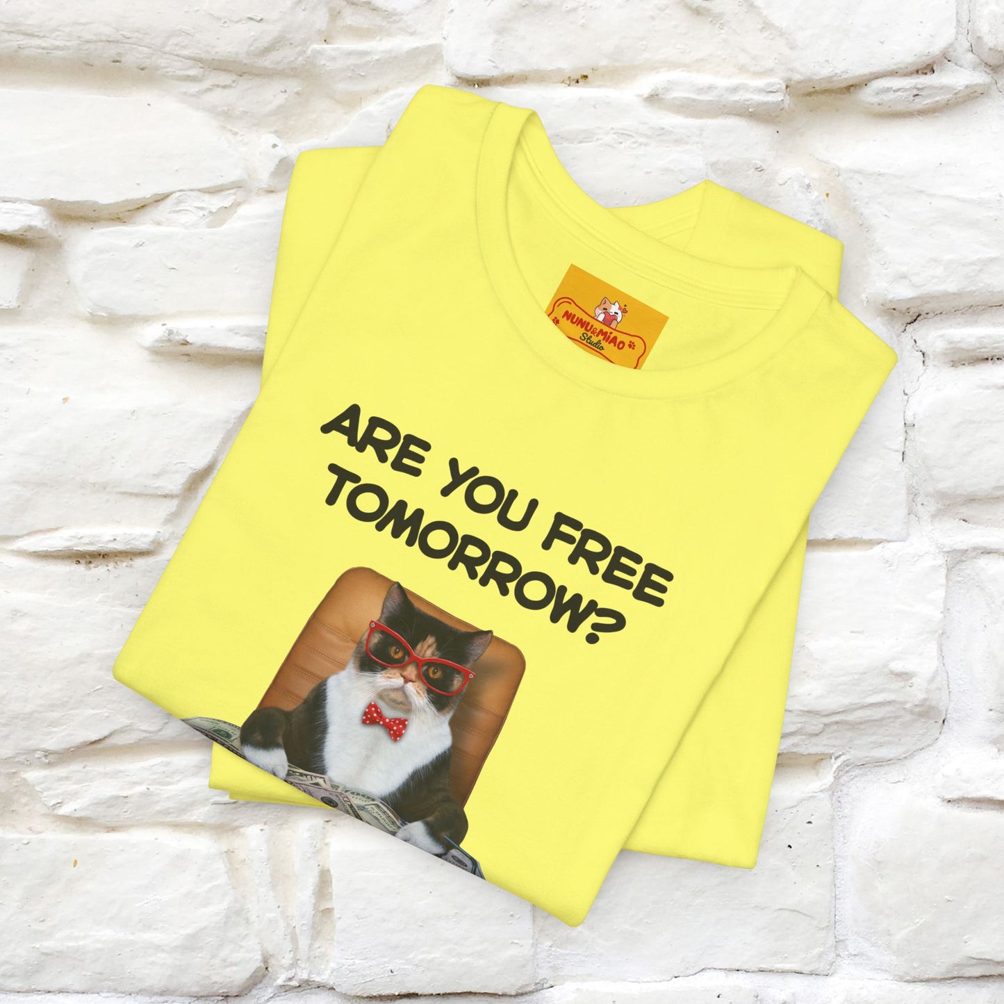 “Are You Fee Tomorrow?” | Cat T-Shirt | Nunu&Miao Studio