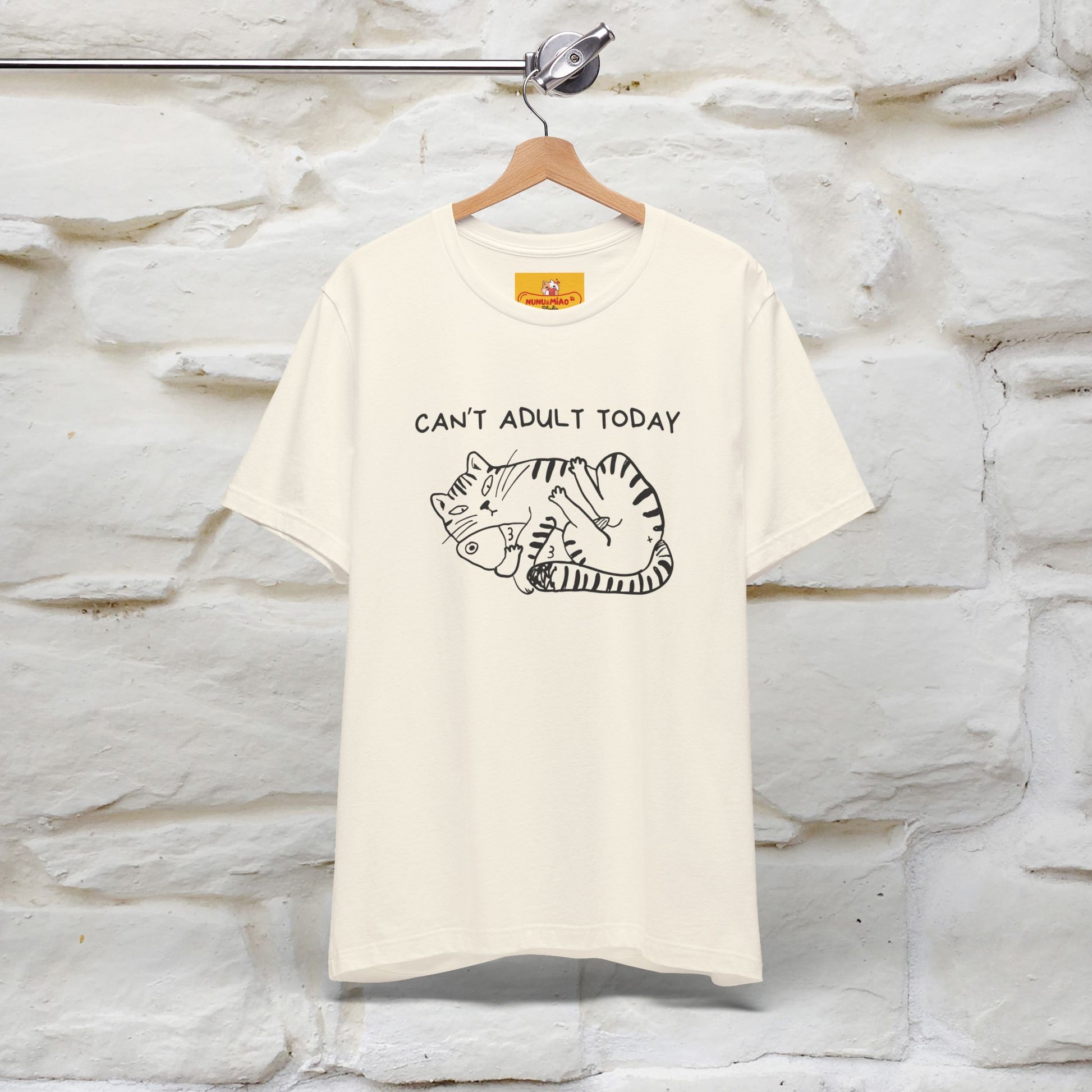 "Can't Adult Today" |Cat T-Shirt | Nunu&Miao Studio - Nunu&Miao Studio