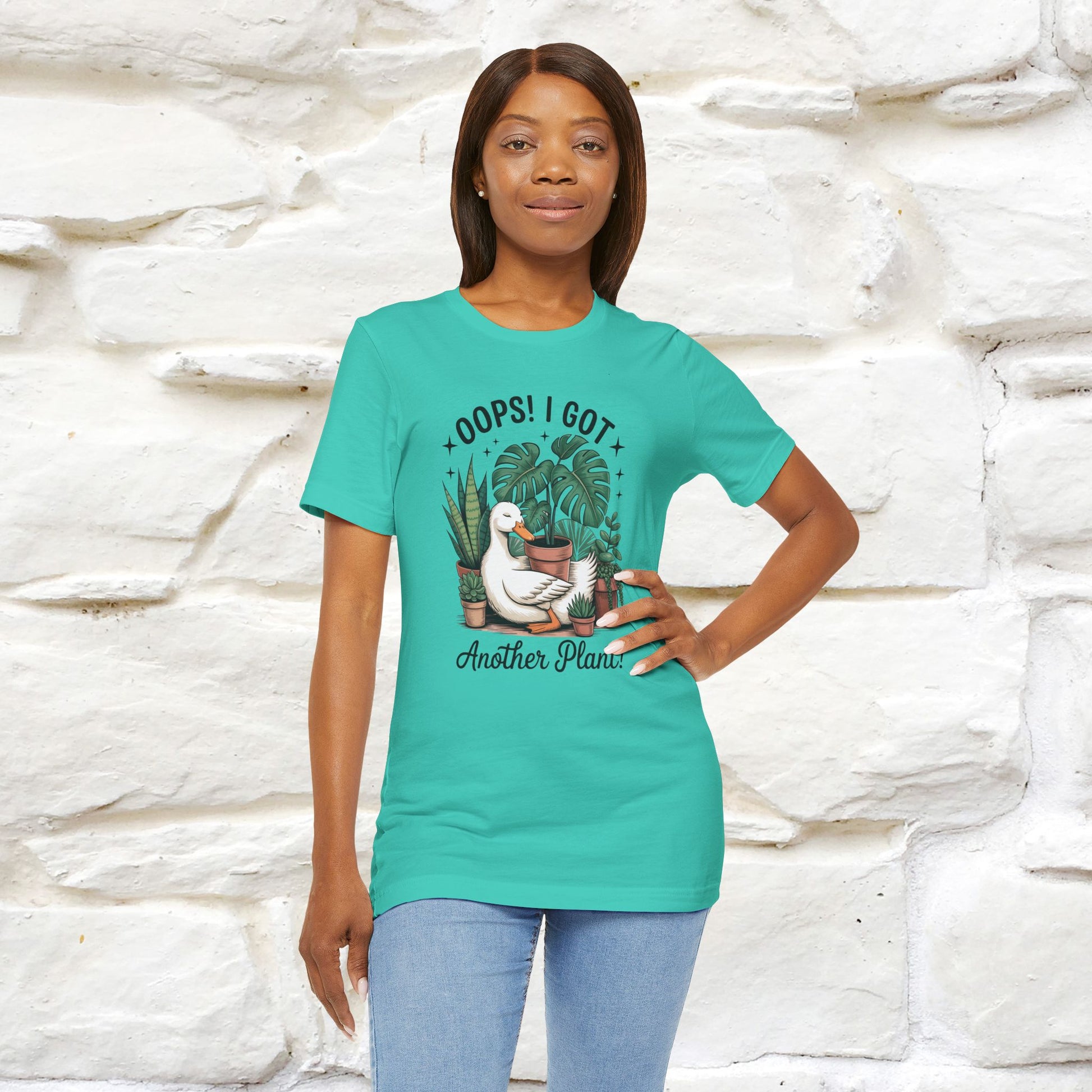 "Oops! I Got Another Plant" Plant T-shirt |Nunu&Miao Studio - Nunu&Miao Studio