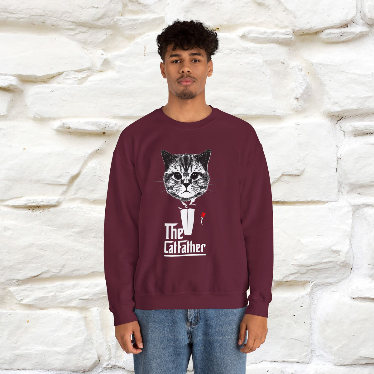 "The Catfather'' |Cat Sweatshirt | Nunu&Miao Studio