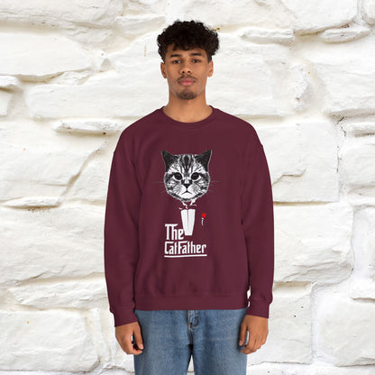 "The Catfather'' |Cat Sweatshirt | Nunu&Miao Studio