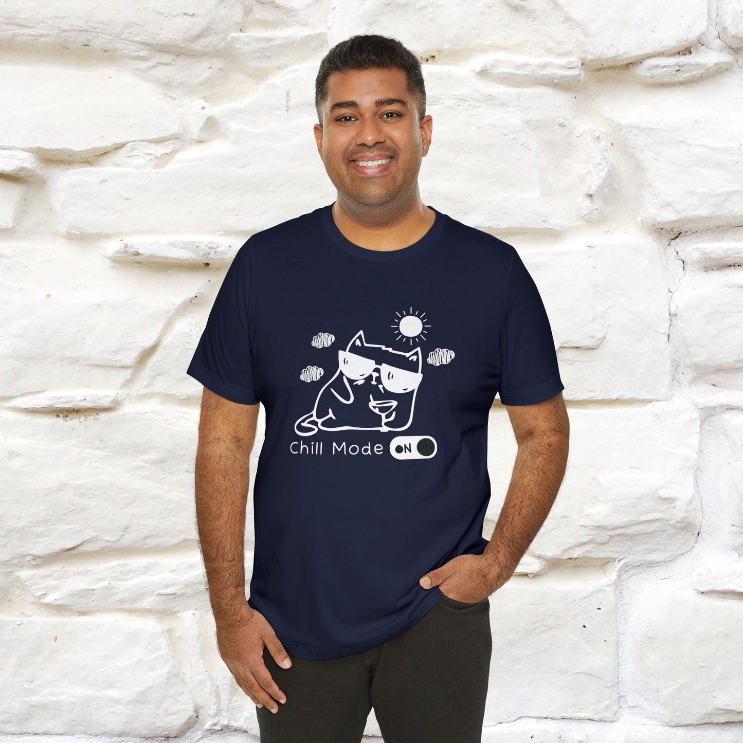 ''Chill Mode on'' Cat T-Shirt | Nunu&Miao Studio
