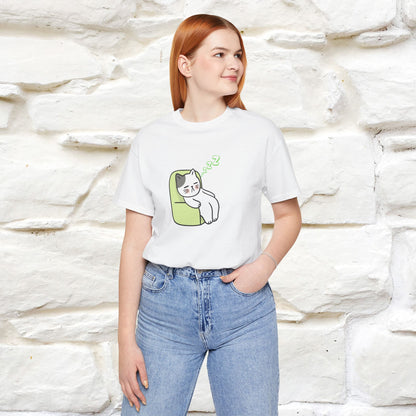 "Keep going… the couch isn’t going to nap on itself." Cat T-Shirt| Front & Back Design | Nunu&Miao Studio - Nunu&Miao Studio