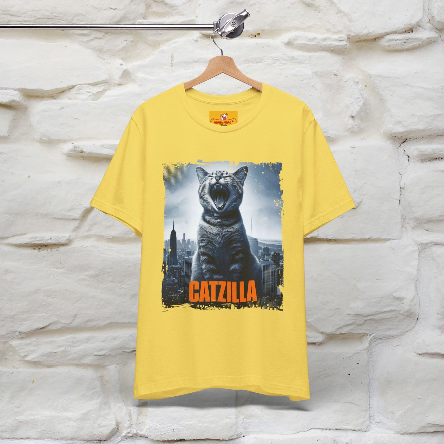 Catzilla T-Shirt | Fun Monster Cat Tee for Men & Women | 100% Cotton - Nunu&Miao Studio