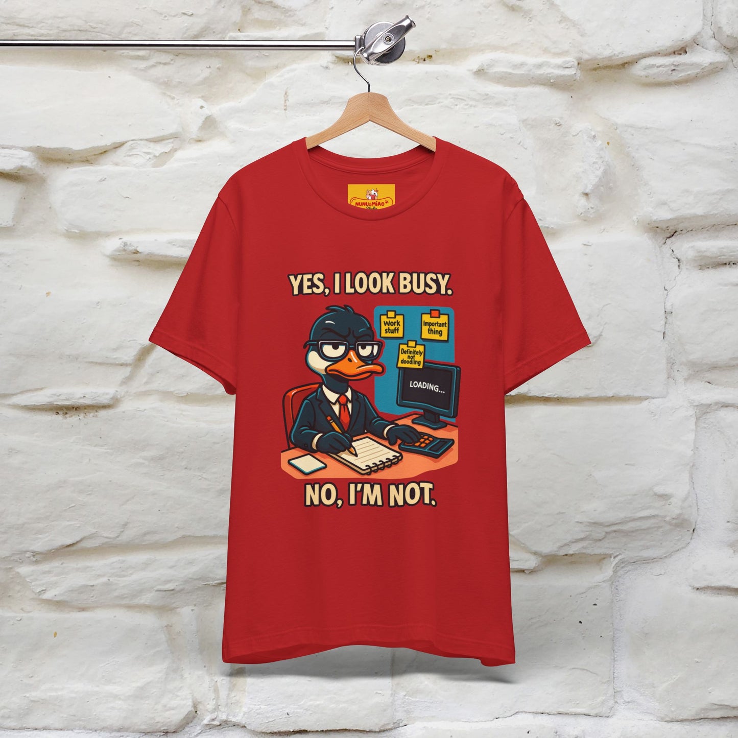 ''Yes, I Look Busy. No I'm Not.''|  Sarcastic Cat T-Shirt | Nunu&Miao Studio