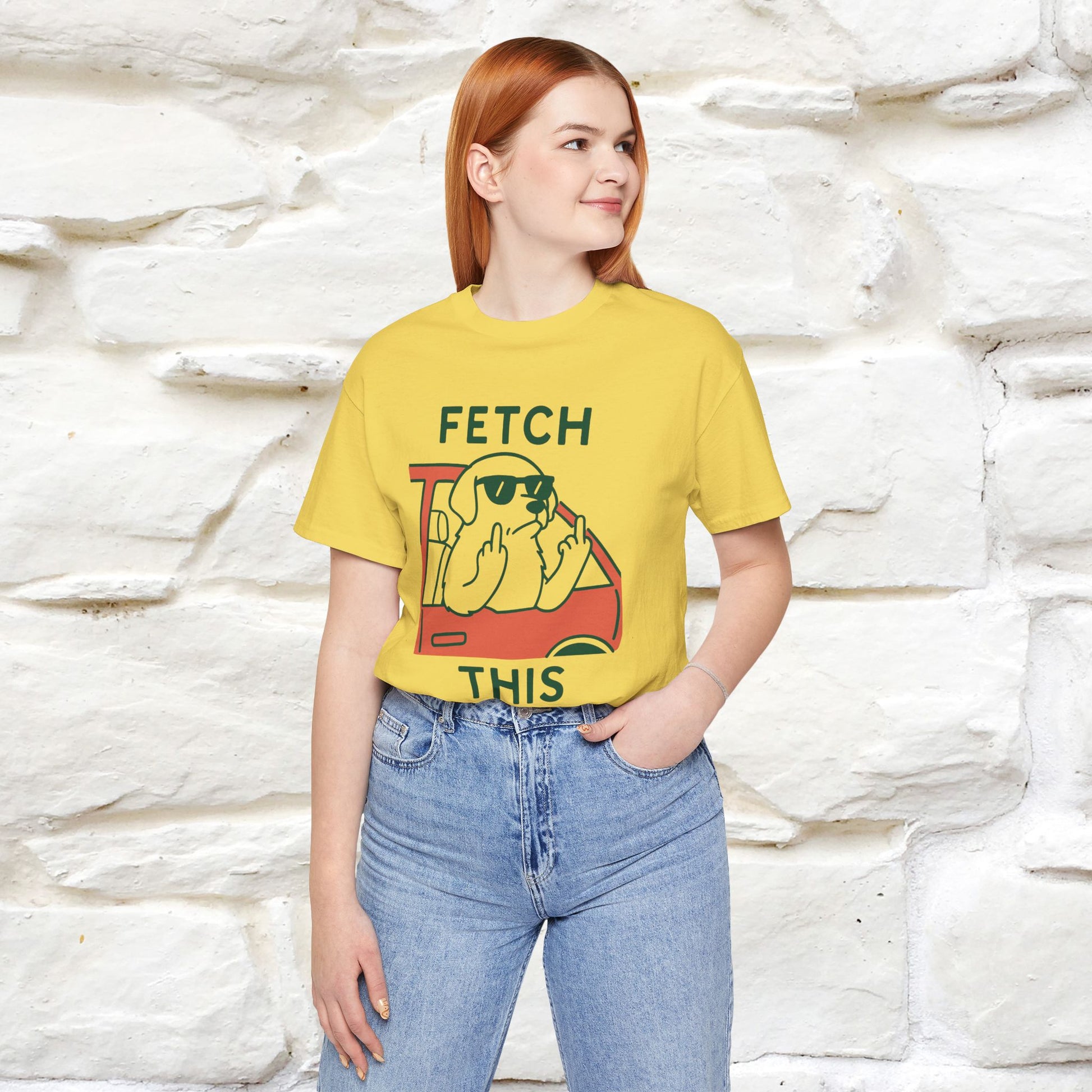 "Fetch This" Funny Dog T-shirt |Nunu&Miao Studio - Nunu&Miao Studio