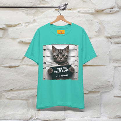 ''I Tore The Toilet Paper'' | Funny Cat T-Shirt | Nunu&Miao Studio - Nunu&Miao Studio