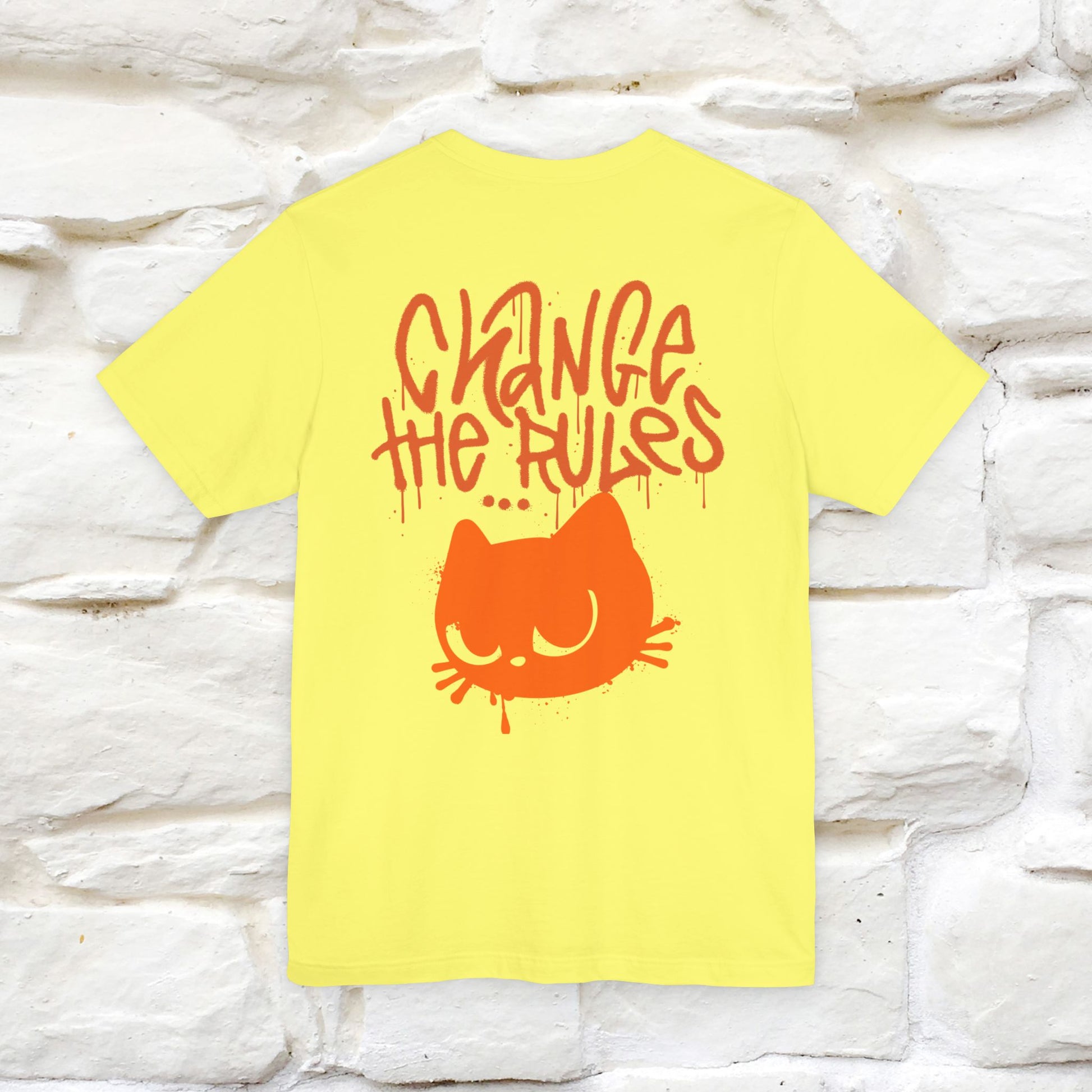 ''Change The Rules'' - Cat T-shirt -Nunu&Miao Studio - Nunu&Miao Studio