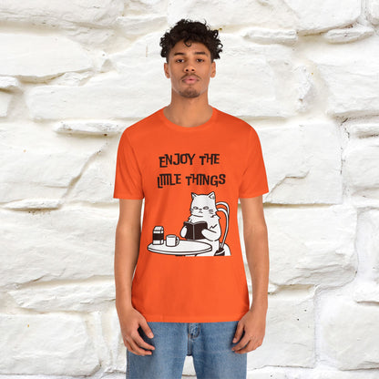 "Enjoy The Little Things." Cat T-Shirt | Nunu&Miao Studio