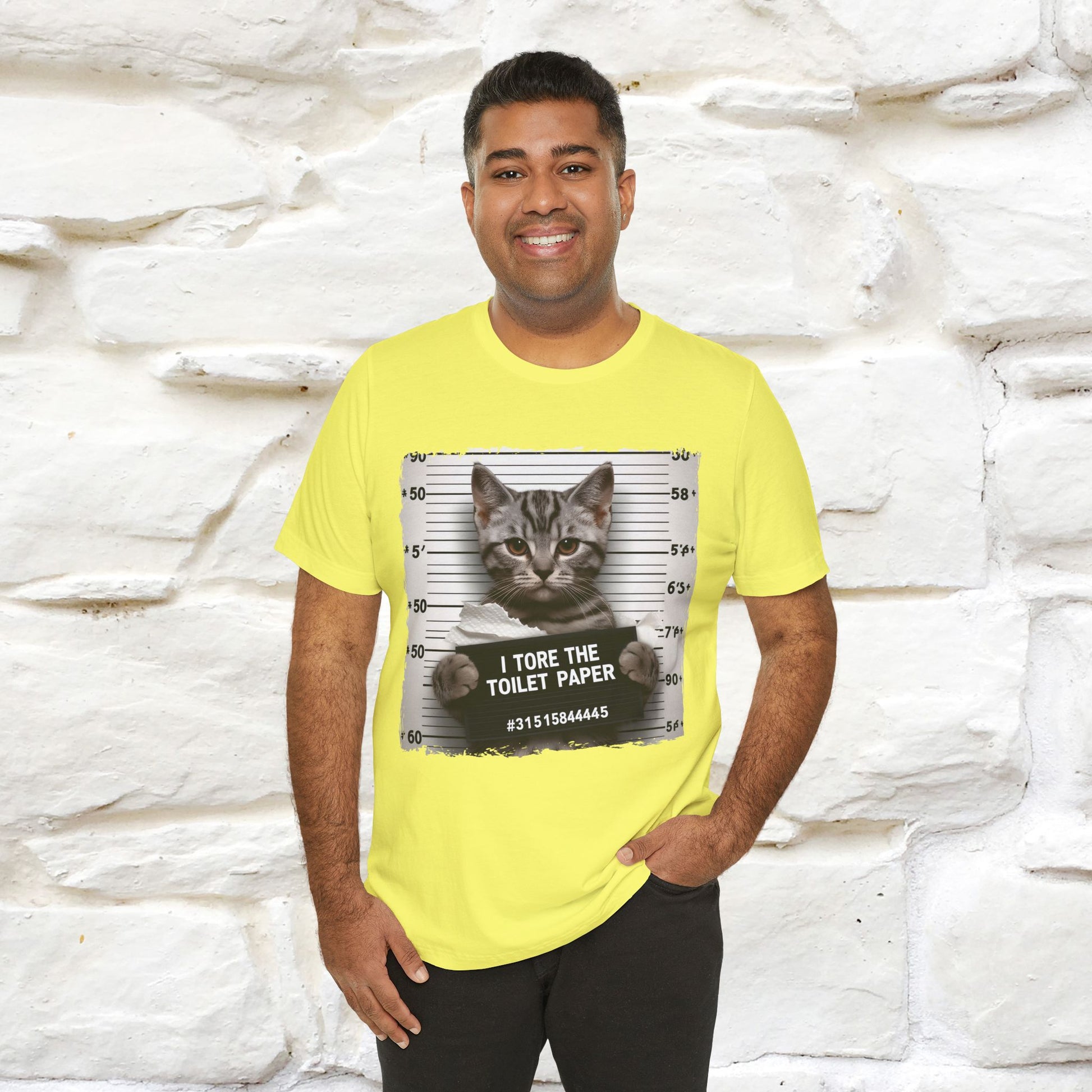 ''I Tore The Toilet Paper'' | Funny Cat T-Shirt | Nunu&Miao Studio - Nunu&Miao Studio