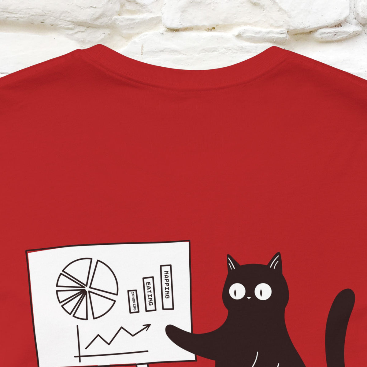 “Trust me, I’m statistically significant.”|  Cat T-Shirt | Front & Back Design | Nunu&Miao Studio