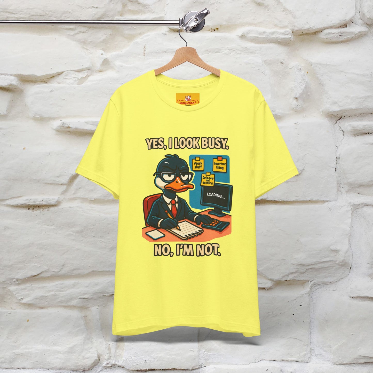 ''Yes, I Look Busy. No I'm Not.''|  Sarcastic Cat T-Shirt | Nunu&Miao Studio
