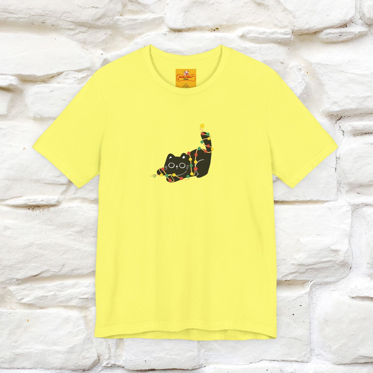 ''Be The Light" Cat T-Shirt| Front & Back Design | Nunu&Miao Studio - Nunu&Miao Studio
