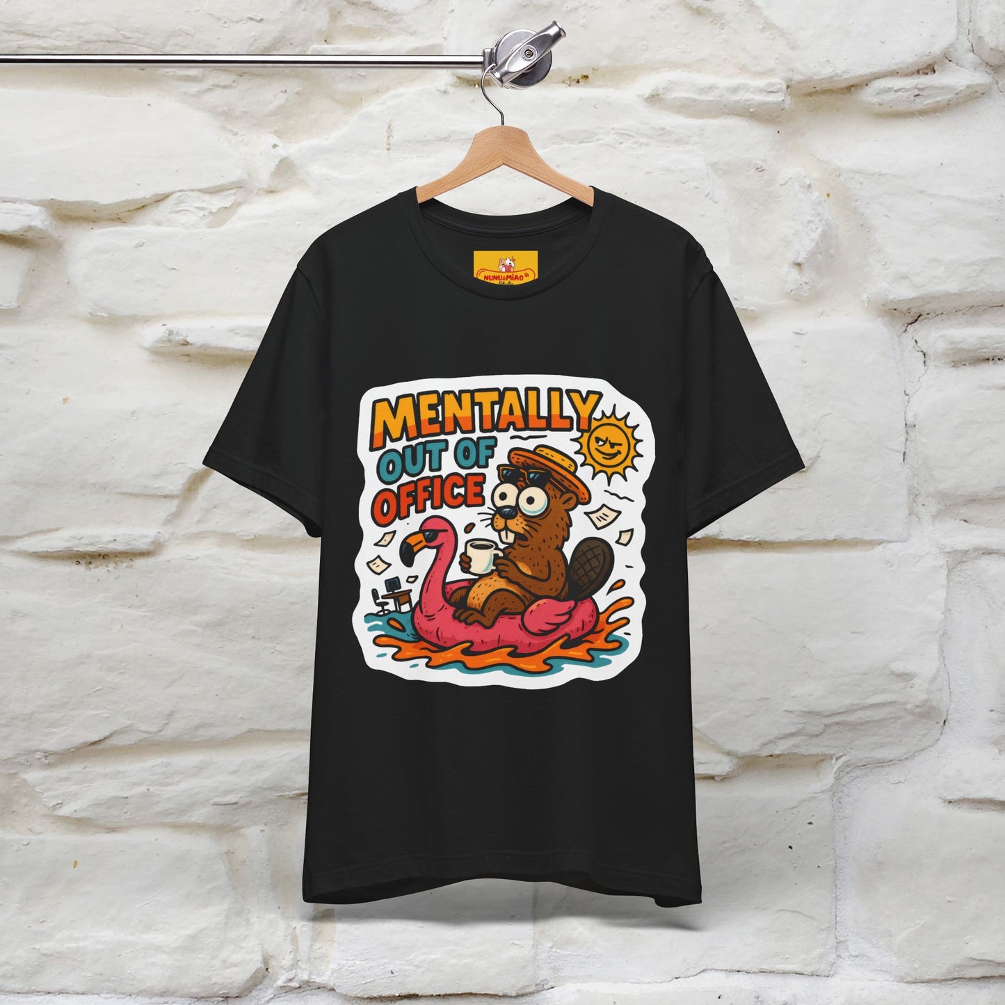 ''Mentally Out Of Office''|  Sarcastic Cat T-Shirt | Nunu&Miao Studio