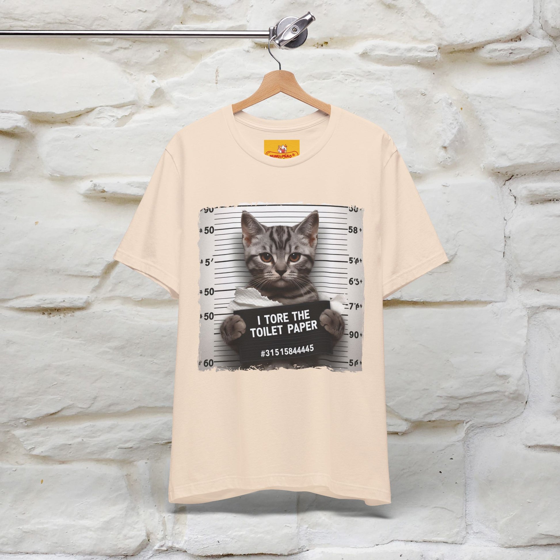 ''I Tore The Toilet Paper'' | Funny Cat T-Shirt | Nunu&Miao Studio - Nunu&Miao Studio