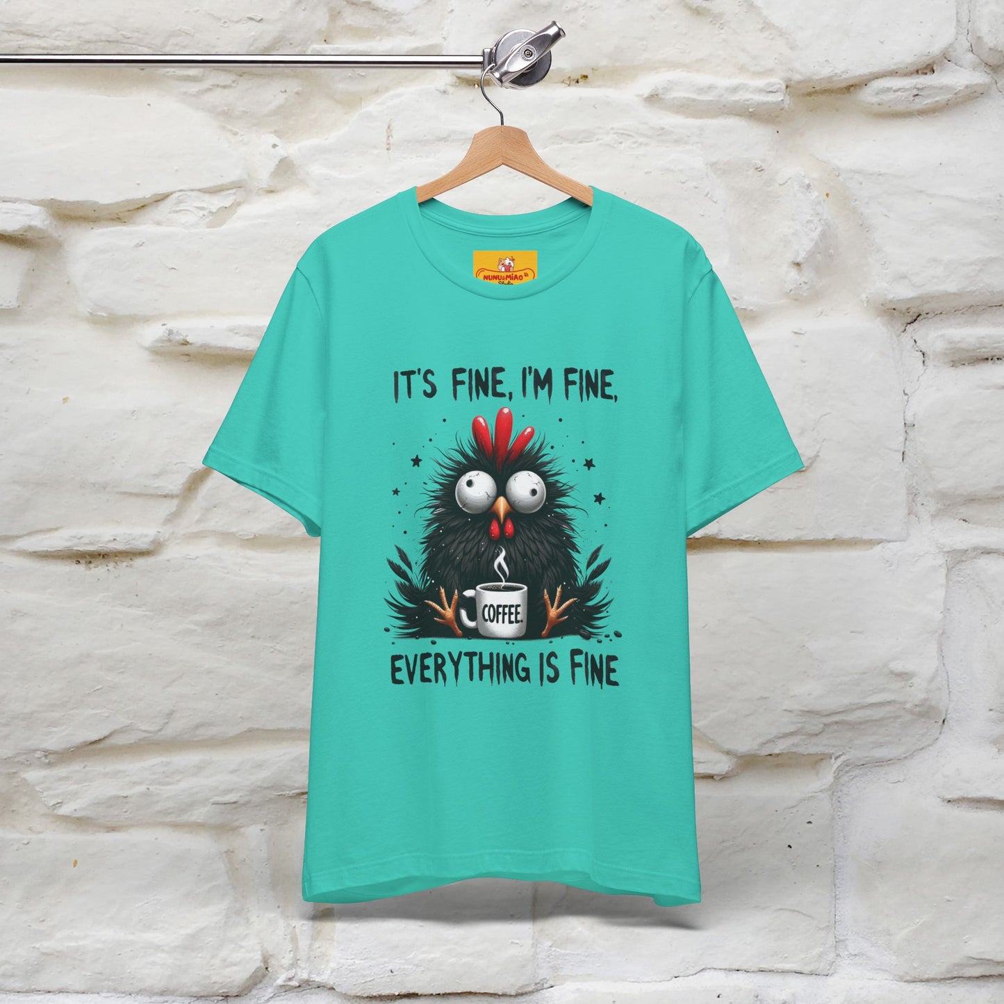 "Everything Is Fine" |Funny T-Shirt | Nunu&Miao Studio - Nunu&Miao Studio