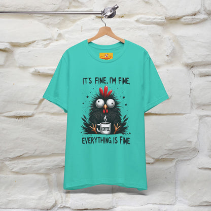 "Everything Is Fine" |Funny T-Shirt | Nunu&Miao Studio - Nunu&Miao Studio