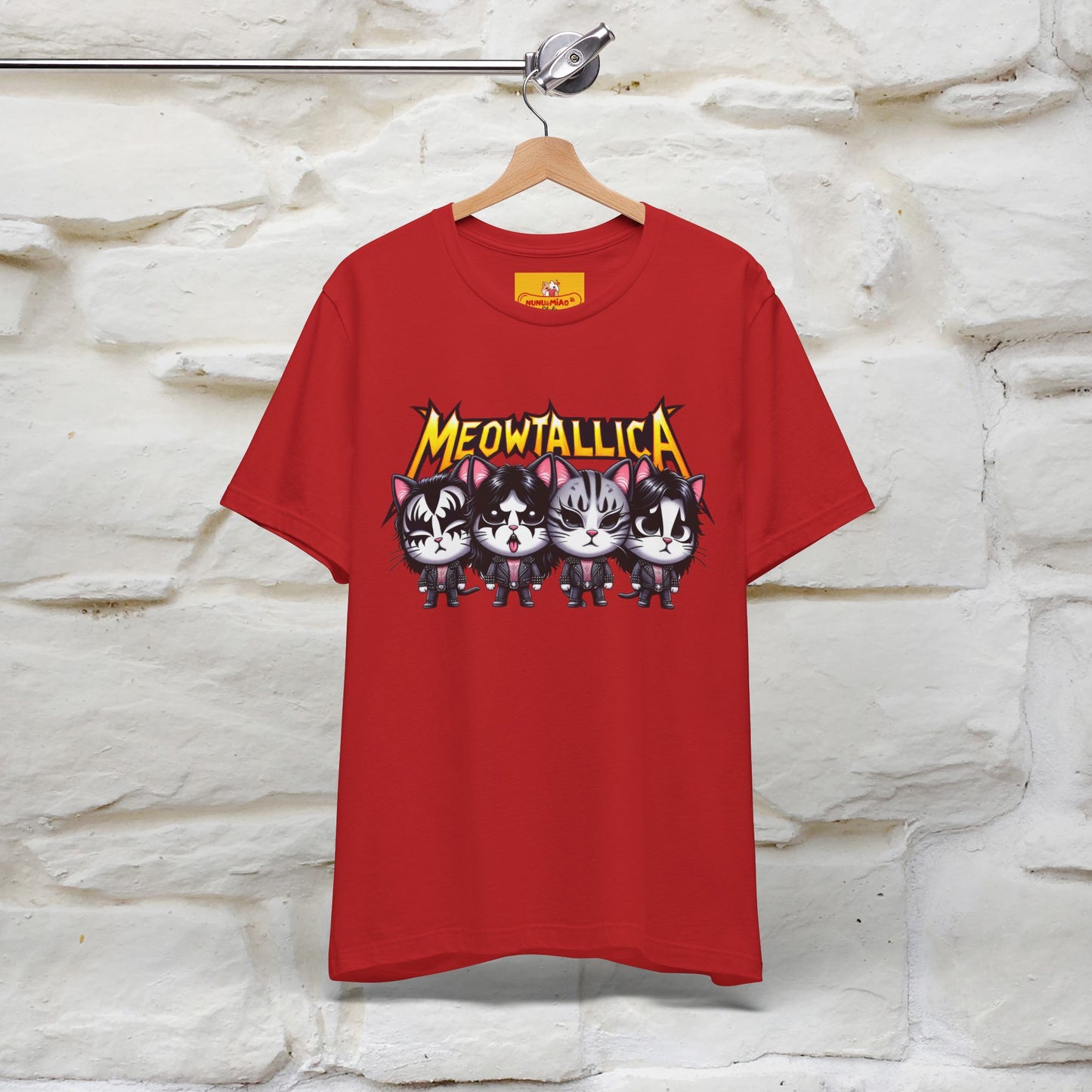 Meowtallica T-Shirt | Rock-Inspired Cat Tee| Nunu&Miao Studio - Nunu&Miao Studio