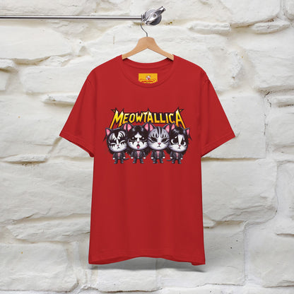 Meowtallica T-Shirt | Rock-Inspired Cat Tee| Nunu&Miao Studio - Nunu&Miao Studio