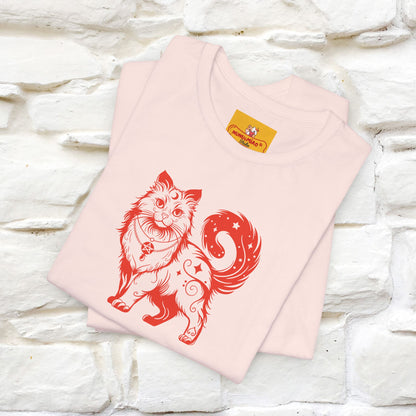 "The Third Eye'' Cat T-Shirt Front and Back Design | Nunu&Miao Studio - Nunu&Miao Studio