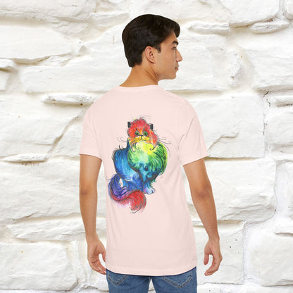 "Il Pittore'' Cat T-Shirt Front and Back Design | Nunu&Miao Studio - Nunu&Miao Studio