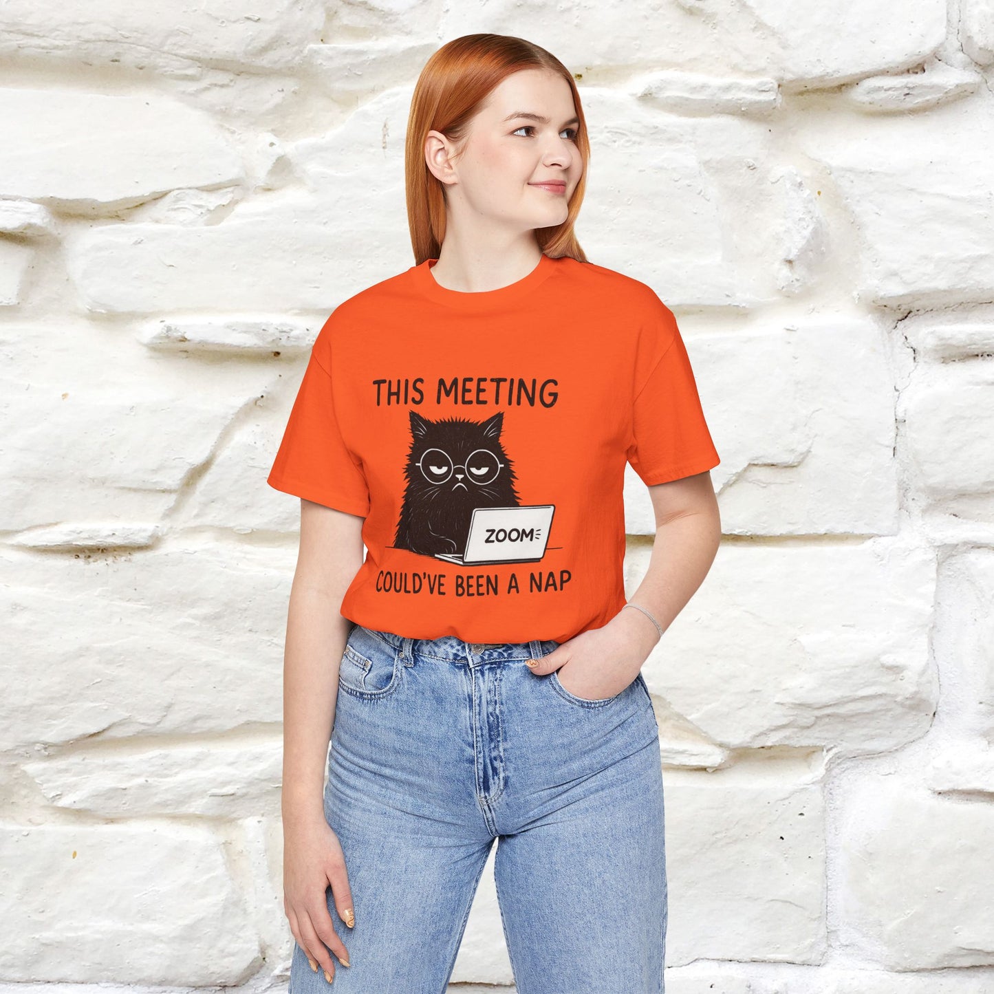 "This Meeting Could've Been a Nap" | Sarcastic Cat T-Shirt | Nunu&Miao Studio - Nunu&Miao Studio