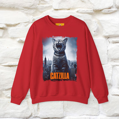 "Catzilla'' |Cat Sweatshirt | Nunu&Miao Studio