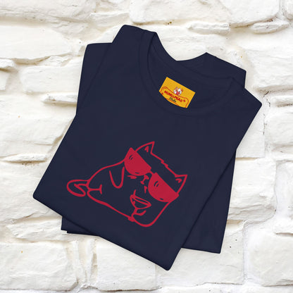 "I’m Happy, Which Often Looks Like Crazy" Cat T-Shirt| Front & Back Design | Nunu&Miao Studio - Nunu&Miao Studio