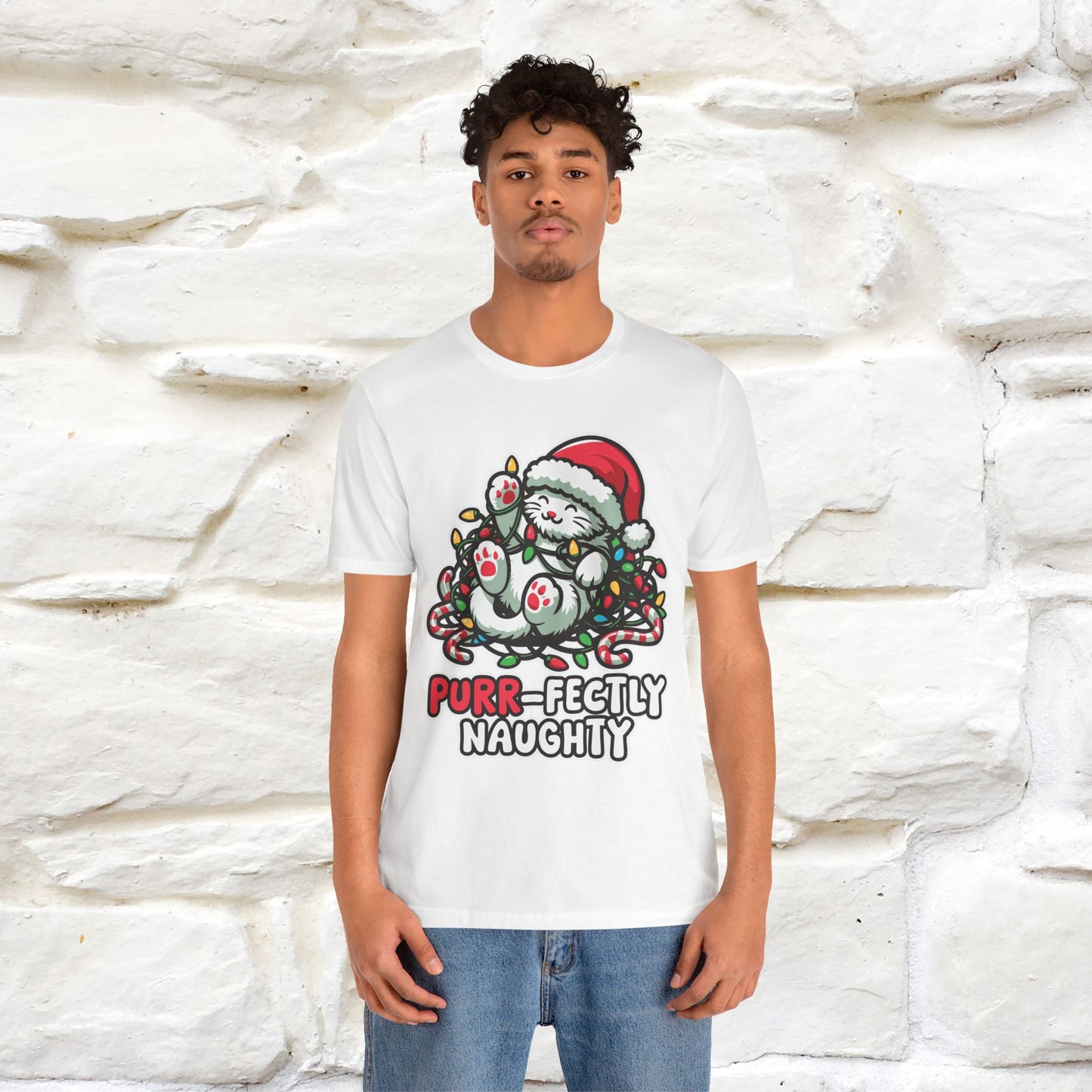 “Purr-Fectly Naughty” | Cat T-Shirt | Nunu&Miao Studio