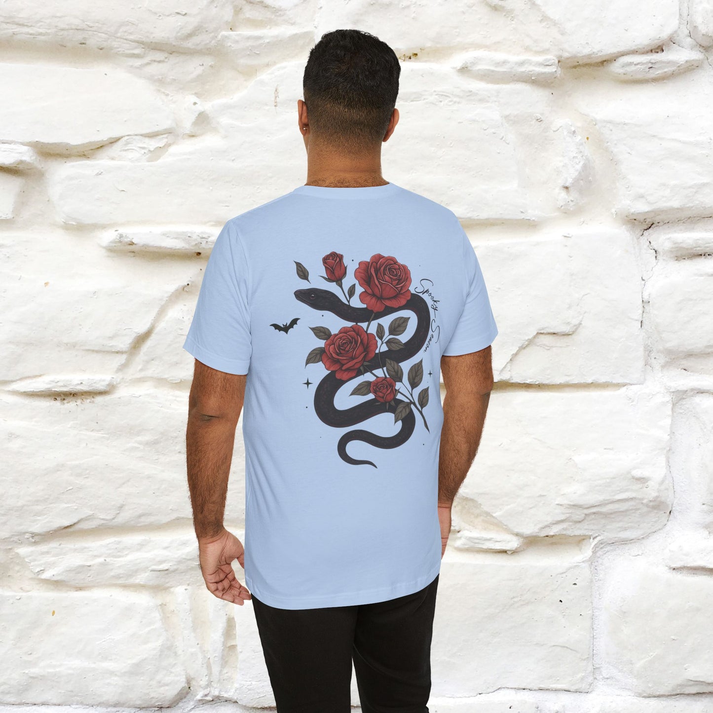 "The Rose and The Snake " Halloween T-shirt |Nunu&Miao Studio - Nunu&Miao Studio