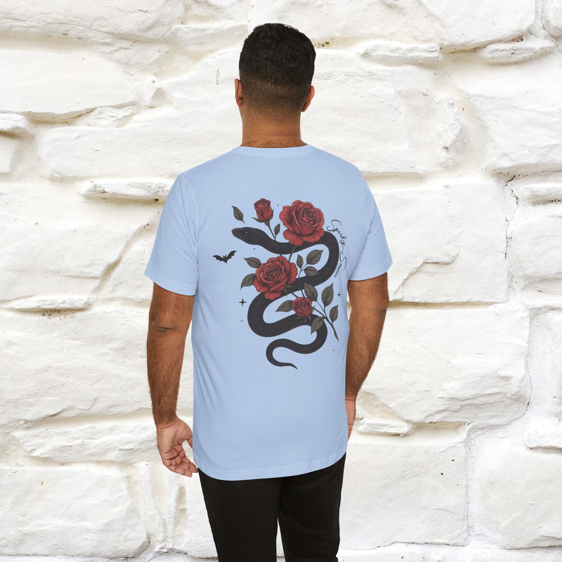 "The Rose and The Snake " Halloween T-shirt |Nunu&Miao Studio - Nunu&Miao Studio