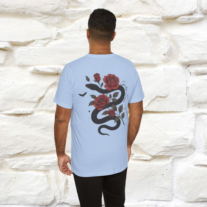 "The Rose and The Snake " Halloween T-shirt |Nunu&Miao Studio - Nunu&Miao Studio
