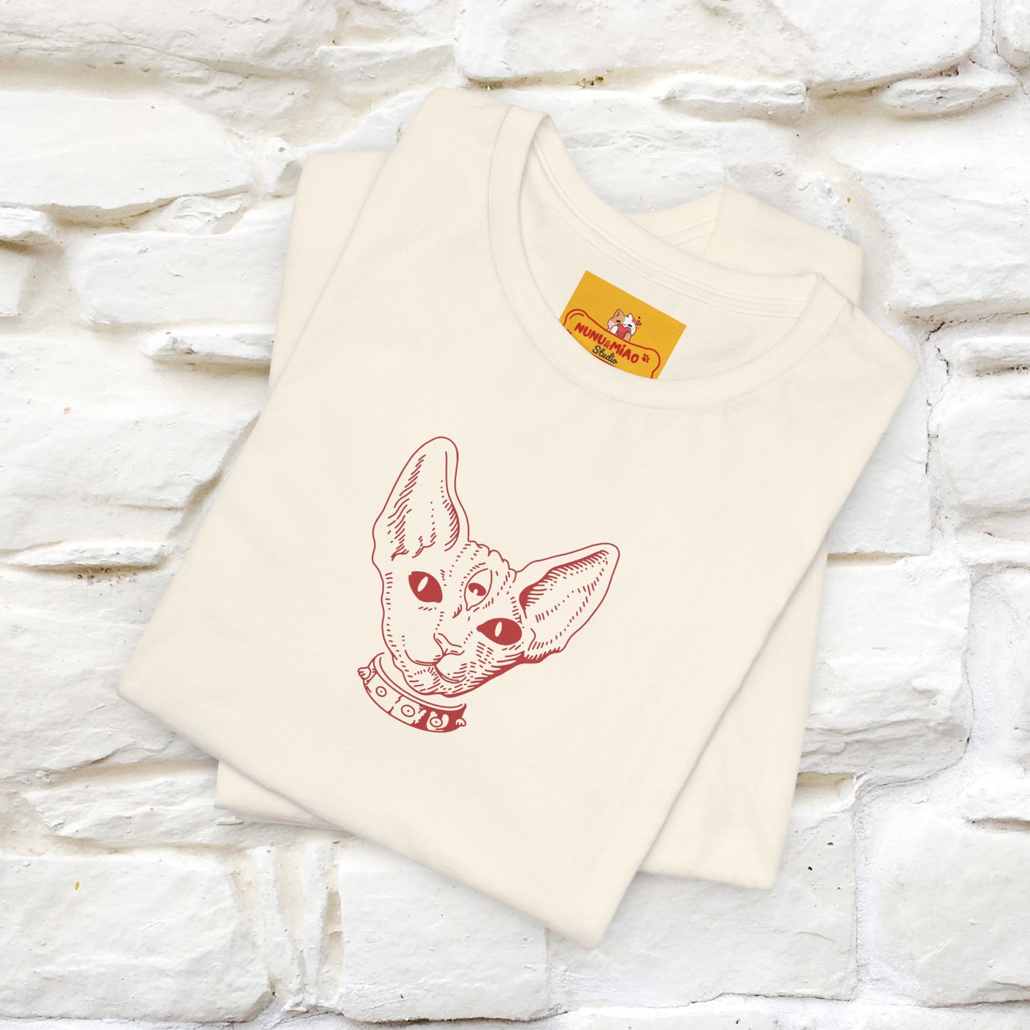 ''Illusion'' Cat T-Shirt Front and Back Design | Nunu&Miao Studio - Nunu&Miao Studio