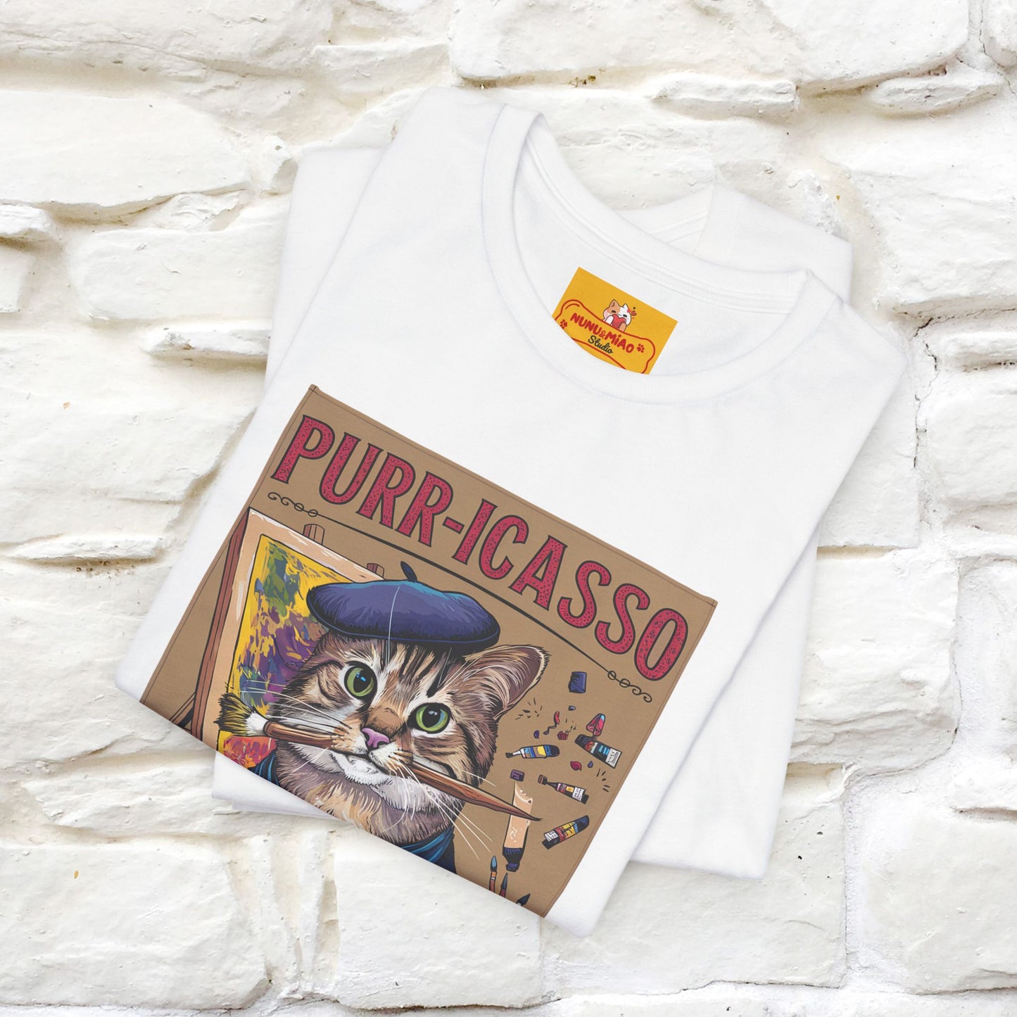 ''Purr-Icasso Masters Of Meows'' | CatT-Shirt | Nunu&Miao Studio - Nunu&Miao Studio