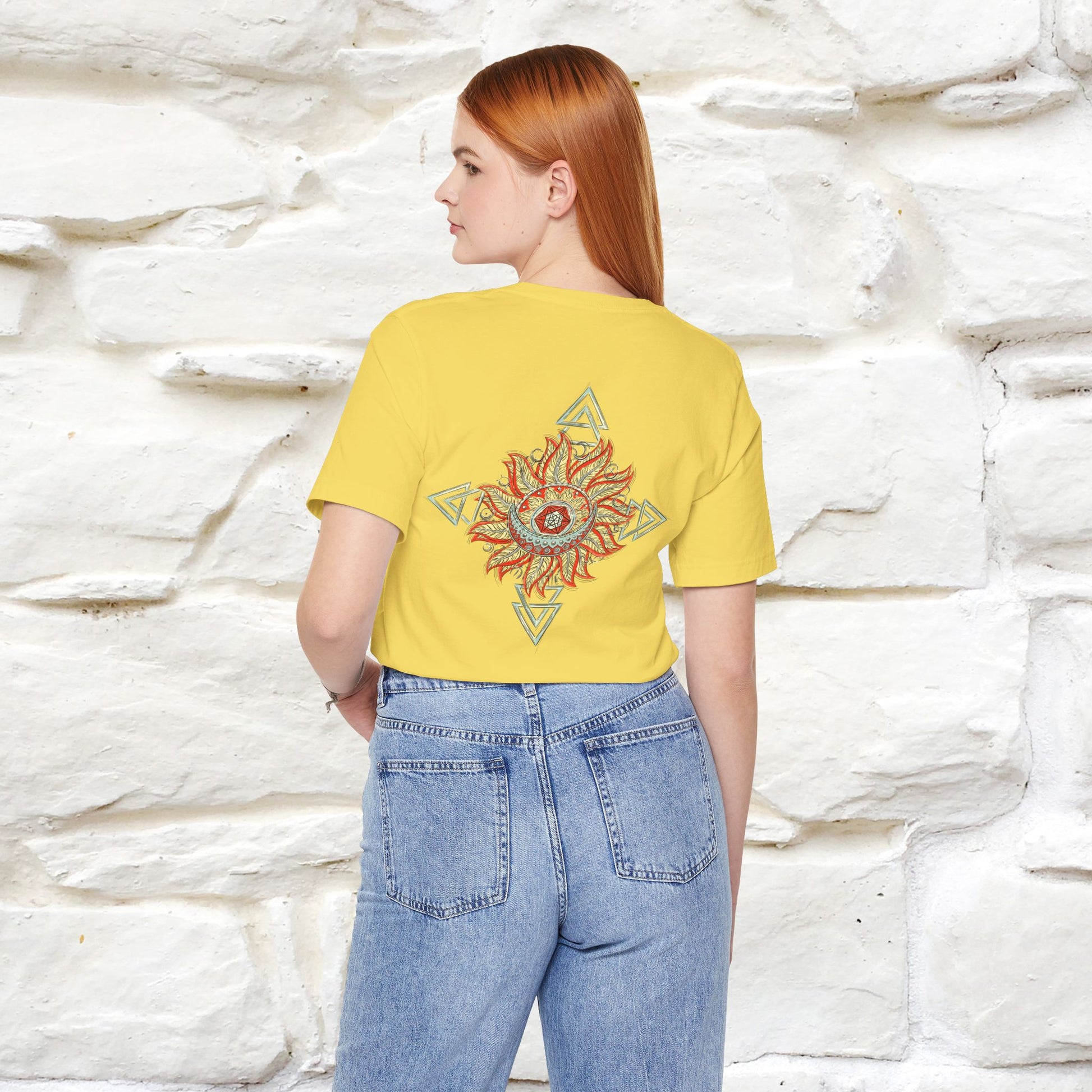 "The Third Eye'' Cat T-Shirt Front and Back Design | Nunu&Miao Studio - Nunu&Miao Studio