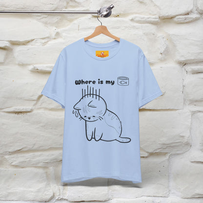 "Where Is My Tuna?" Cat T-Shirt | Nunu&Miao Studio - Nunu&Miao Studio