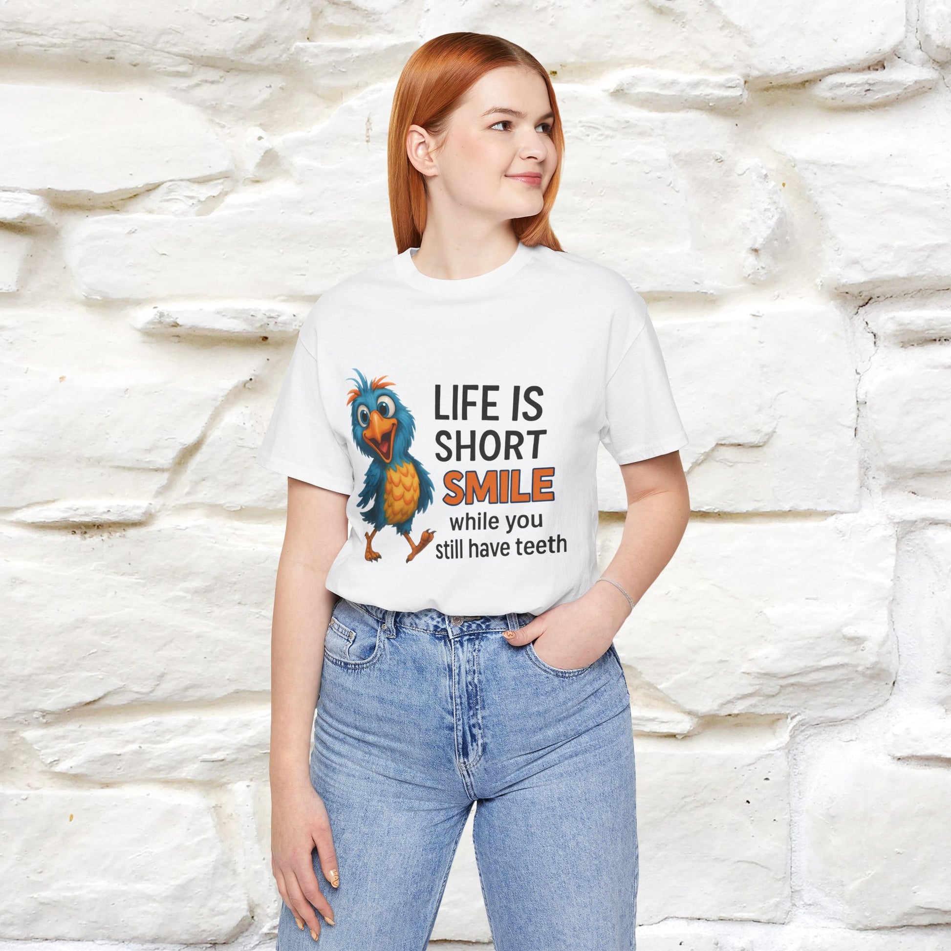 "Life Is Short Smile While ..." |Funny T-Shirt | Nunu&Miao Studio - Nunu&Miao Studio