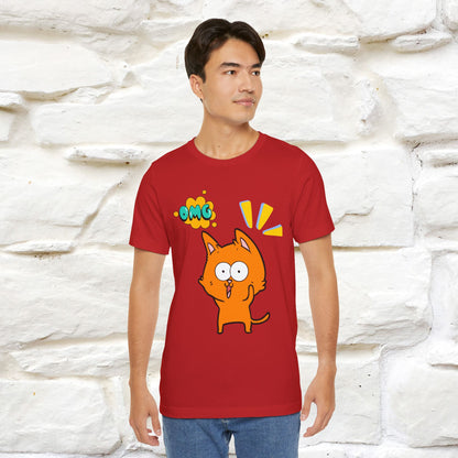 ''Oh My God'' Cat T-Shirt | Nunu&Miao Studio - Nunu&Miao Studio