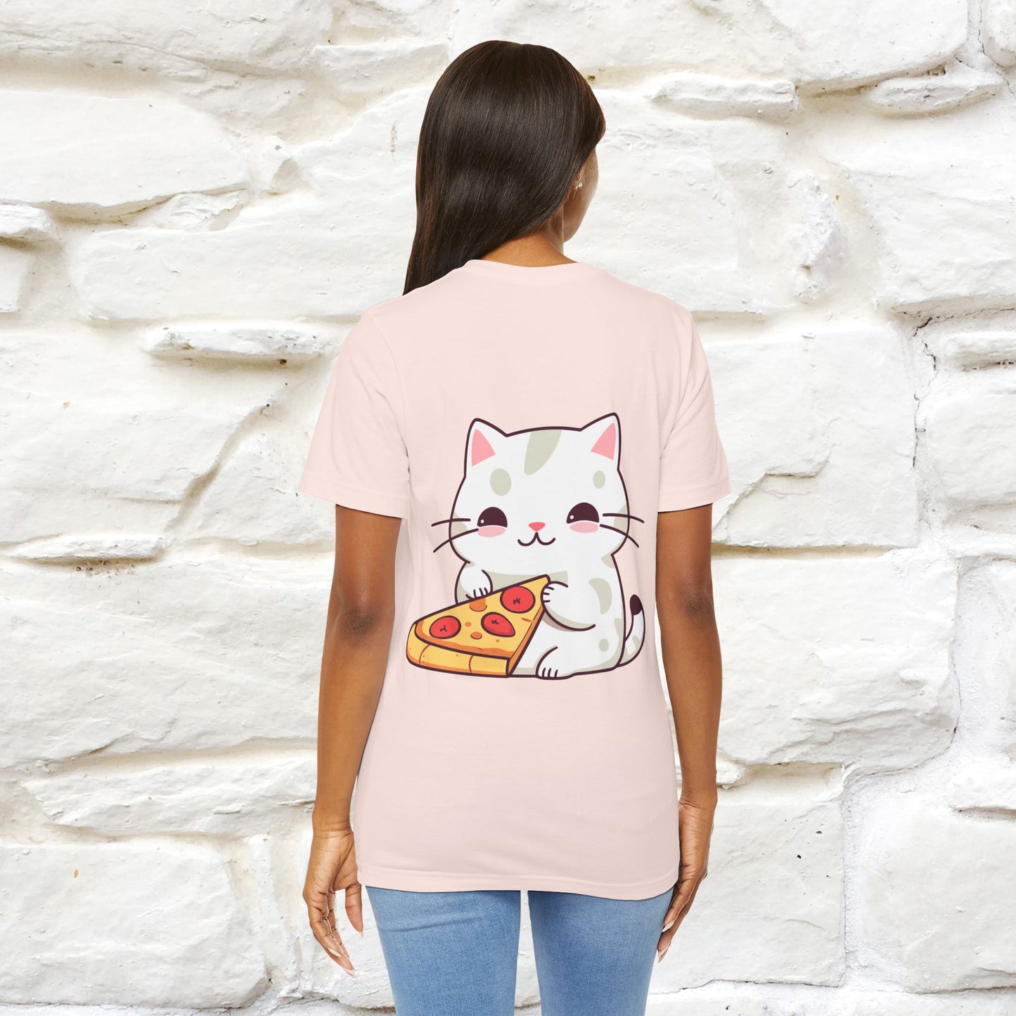 "I Love Pizza"| Cat T-shirt | Nunu&Miao Studio - Nunu&Miao Studio