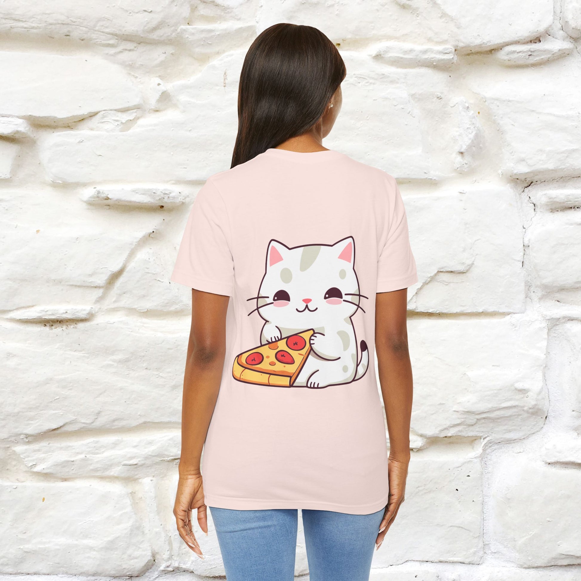 "I Love Pizza"| Cat T-shirt | Nunu&Miao Studio - Nunu&Miao Studio