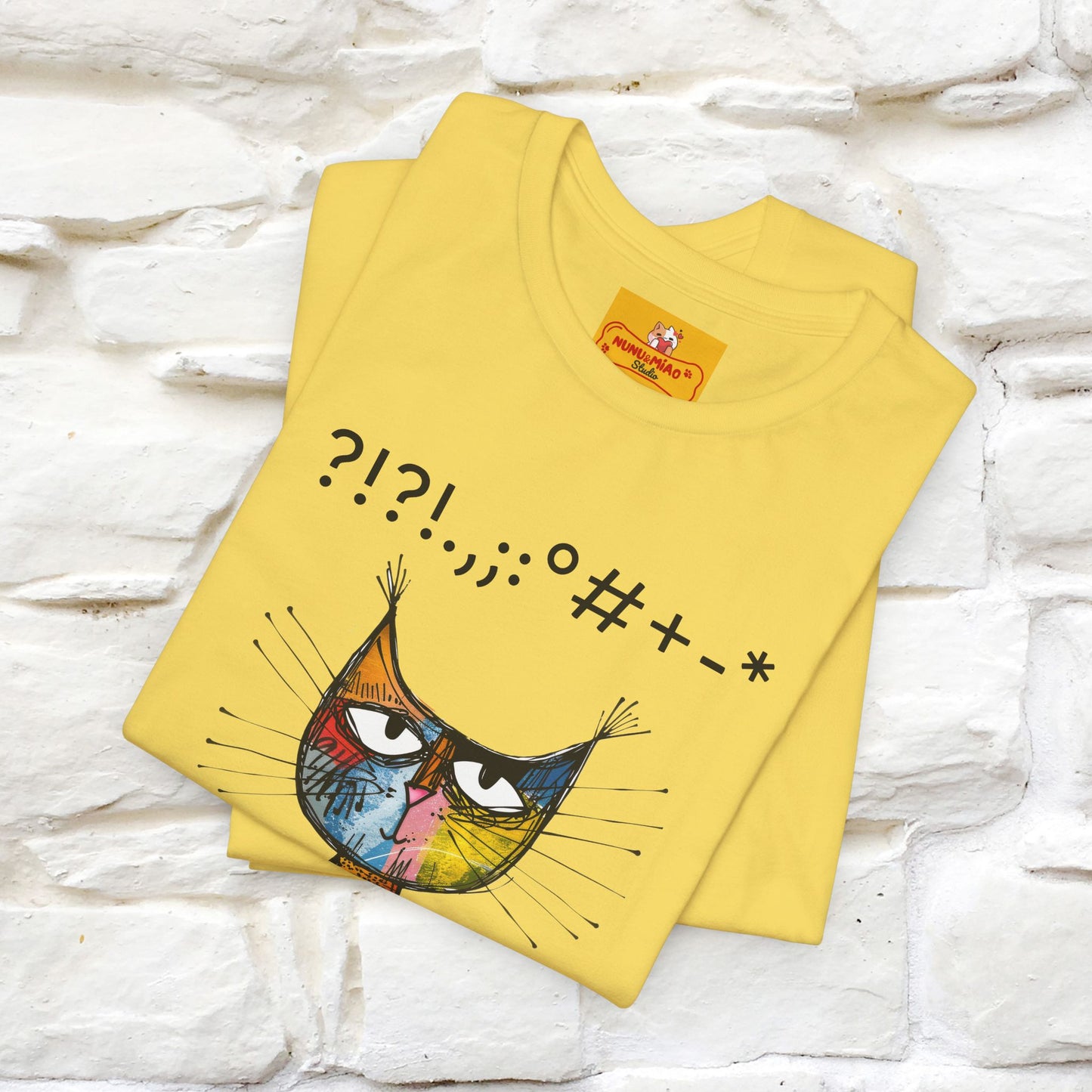 "Enigma" Cat T-shirt |Nunu&Miao Studio - Nunu&Miao Studio