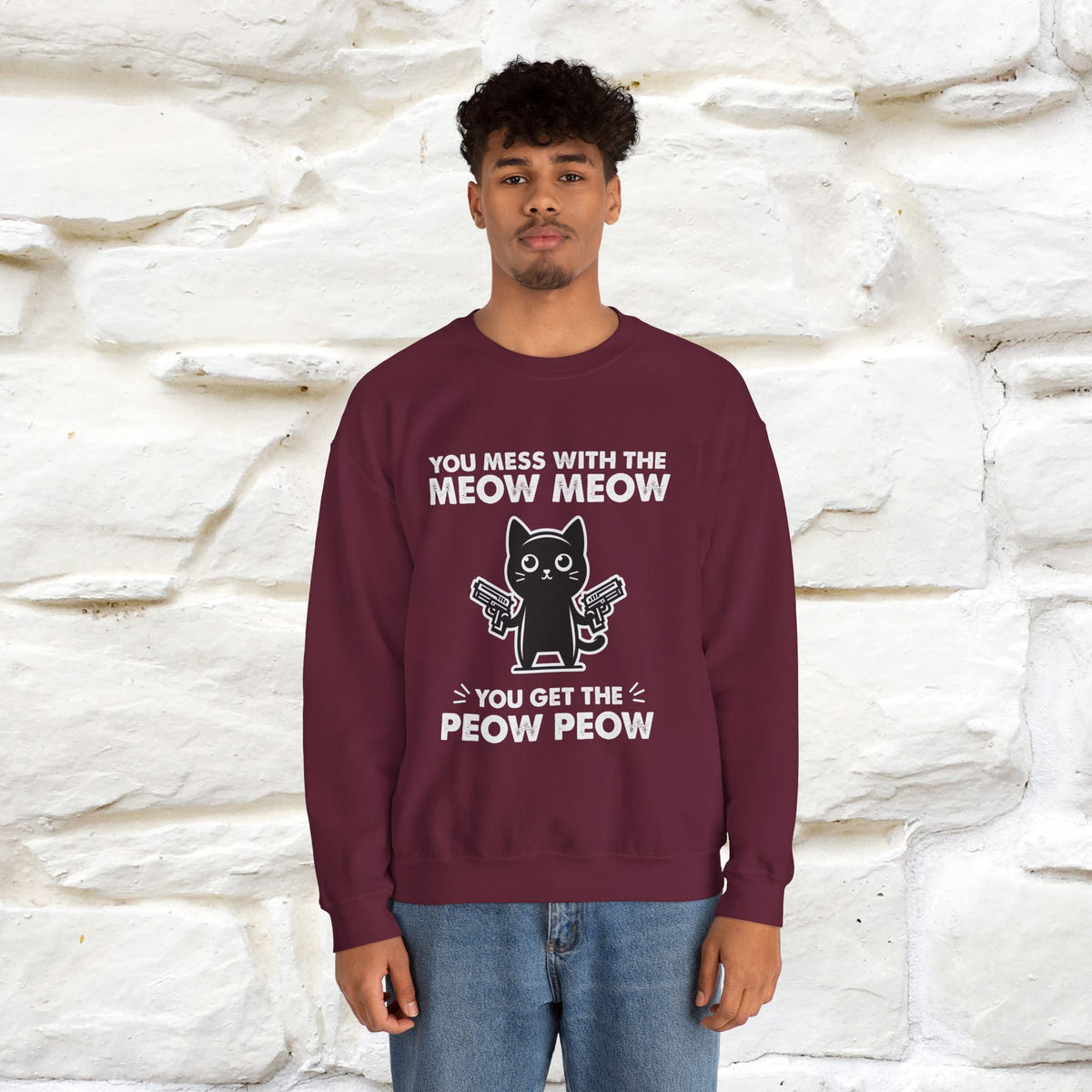 ''You Mess With The Meow..'' |Cat Sweatshirt | Nunu&Miao Studio