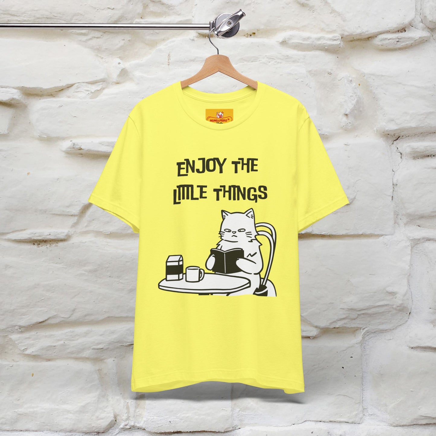 "Enjoy The Little Things." Cat T-Shirt | Nunu&Miao Studio