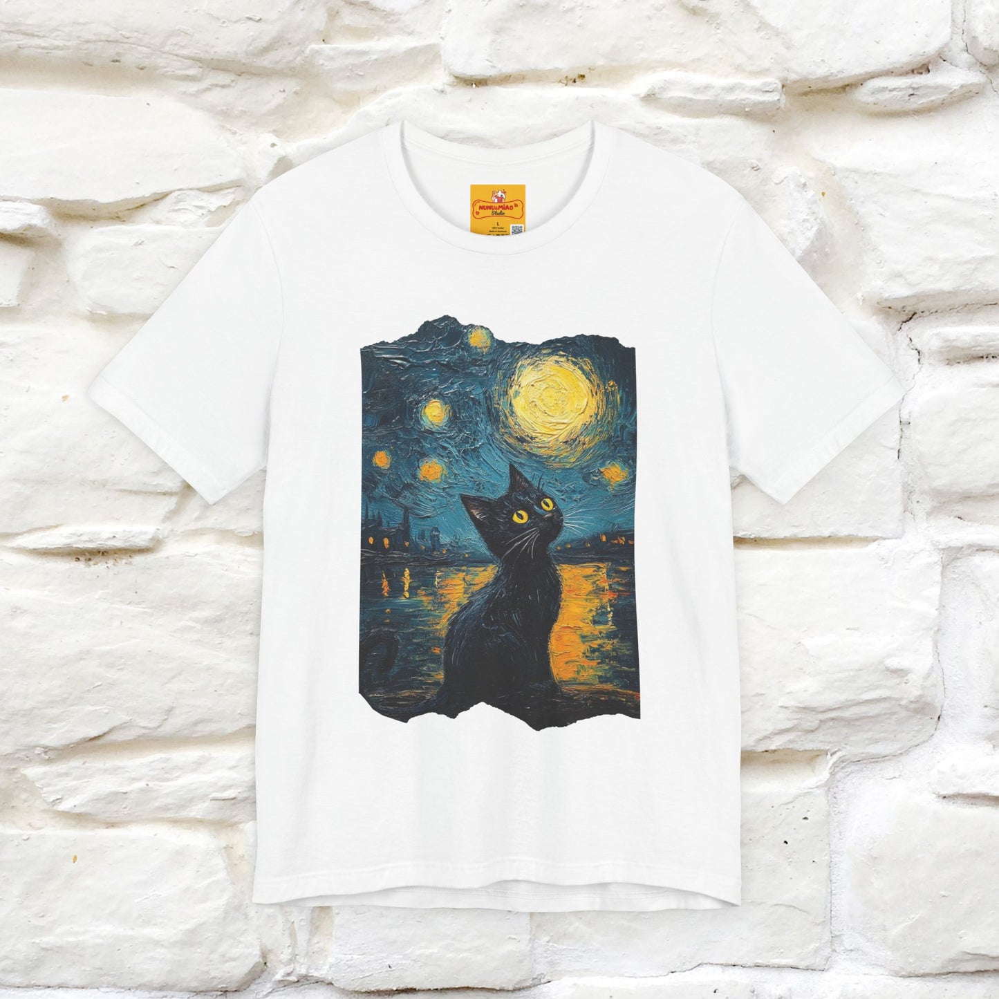 “Miaoolight.” | Cat T-Shirt | Front & Back Design | Nunu&Miao Studio